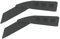OMAC Lüftungsgitter Be & Entlüftung kompatibel mit Mercedes Viano W639 2003-2014 Alu Schwarz 2X