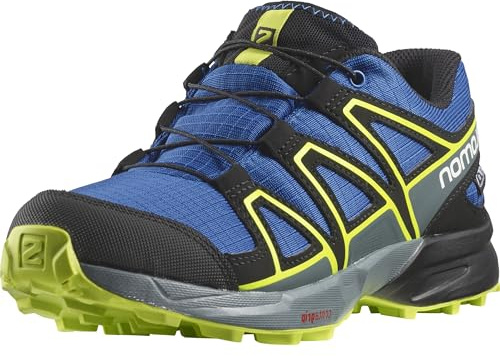 Salomon Speedcross Climasalomon wasserdichte Unisex Kinder-Multisportschuhe, Outdoor-bereit, Grip, Praktischer Komfort, Nautical Blue, 31