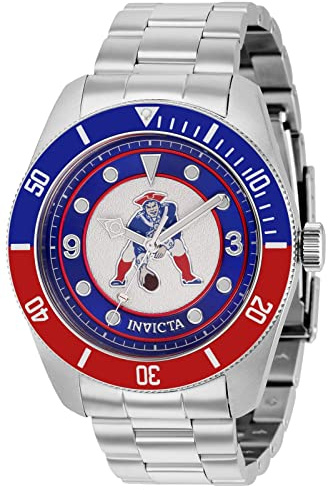 Invicta NFL – New England Patriots 37233 Herren-Armbanduhr, 47 mm