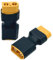 2Packs XT60 Stecker auf Buchse kein Drahtadapter, XT60 Stecker Adapter für RC FPV Auto Flugzeug Drone LiPo Batterie