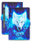 Rostsant Custodia Lenovo P11 Pro (2nd Gen) Cover a Pelle PU Libro Lenovo P11 Pro 2nd Gen Cover Tablet Protettiva per Lenovo Tab P11 Pro 2a Generazione 11.2 Pouces 2022 TB-132FU/138FC - Lupo Bianco
