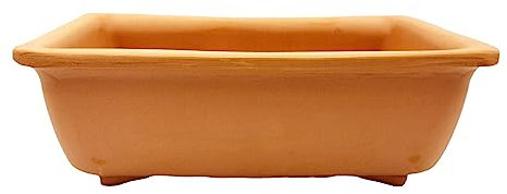 FRANCACOR Maceta TERRINA Bonsai Barro Natural (21.5 X 14.5 X 7 CMS)