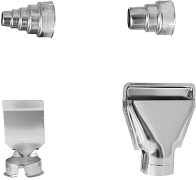 YHXiXi 4PCS Heißluftpistole Noszle Heißluftpistole Noszle Kit Hitzebeständige Noszles Zubehör Ersatz Heißluftpistole Noszle Aufsatz für Heißluft Lötstation Reparatur Werkzeug