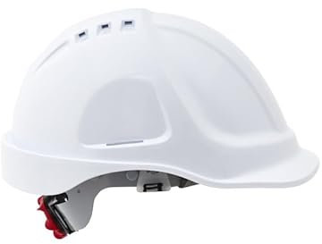 Casque Chantier - Léger Casque de Chantier Professionnel, Casque Chantier Homme, Polyvalent Casque securite, Taille Ajustable, Ventilé Casque de Chantier avec jugulaire, Accessoires compatibles