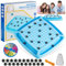 OSDUE 20 Pcs Magnetisches Schachspiel, Tisch Magnetspiel, Schach-Set, Magnetisches Stein-Brettspiel, Kampfschach Mit Magnetisch, Magnetisches Steine, Reisen Schach Magnetisch für Familien und Party