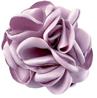 60MM Fleur Grande Broche Épinglettes Élégantes En Tissu Fait à La Main Broches Classique Pour Fête De Mariage Danse Banquet Pour Femmes Robe Costume Vêtements Accessoires Bijoux Cadeaux (Violet)