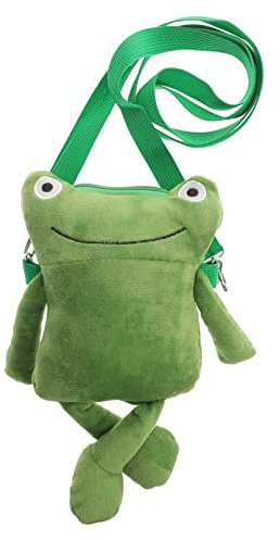 Niedliche Frosch PlüSch Handytasche UmhäNgetasche FüR Damen: Kleine Schultertasche Mit GeldböRse, Perfekt FüR Alltag Und Geschenk