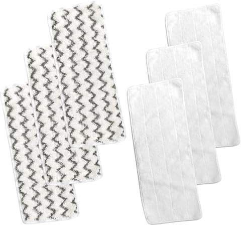 6 pezzi di ricambio per Vileda Steam XXL/PLUS XXL Pulitore a vapore, lavabile e riutilizzabile, compatibile con Vileda Steam XXL Microfibre per tutti i tipi di pavimento