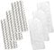 Lot de 6 housses de rechange pour nettoyeur vapeur Vileda Steam XXL/PLUS XXL, lavables et réutilisables, compatibles avec Vileda Steam XXL, en microfibre pour tous les types de sols