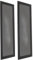 120 X 360 Mm DIY-PC-Gehäuse-Staubnetzfilter, [2er-Pack] Magnetische PVC-Staubfilterabdeckung, PC-Lüfter-Staubnetz-PC-Kühlerfilter für Computer-PC-Gehäuse (Black)