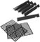 GFTIME Barres de flavorizer de 43,4 cm et grilles de cuisson en fonte de 47,6 x 33,7 cm pour Weber Genesis II/LX 300 Series, Genesis II E-310/E-315/E-330/E-335/S-310/S-335 (2017 et Newer