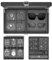 Watch Box, Textured Leather Mens Jewellery Box with 6 Slots Watch Case, Lockable 2-Tier Watch Storage,Velvet Lining, Gifts for Mens, (Black+Grey Lining)