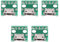 NFHK Lot de 5 connecteurs femelles USB 2.0 Micro-B à monter soi-même, OEM, avec bride, montage sur PCB, type à souder, 480 Mbps