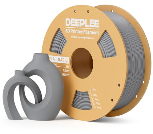 DEEPLEE Basic PLA Filament 1.75mm Grau 1KG