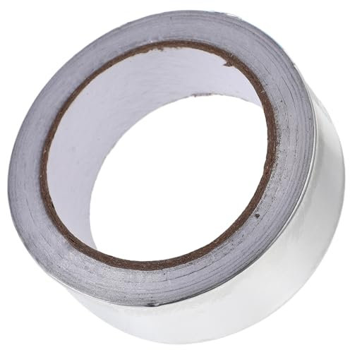 Ciieeo 20m Cinta Aislante Ancha Aluminio Cinta Adhesiva Sellado Vapor Reparación Eléctrica