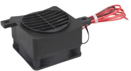 Koolenry Scaldabagno A Ventilatore PTC da 12V 50W A Temperatura Costante per Riscaldamento Elettrico degli Spazi in Incubatrice