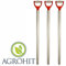 3 x Spatenstiel Grabegabel Spatengabel Stiel Holzstiel D Griff Plastik Ø 38 mm 100cm