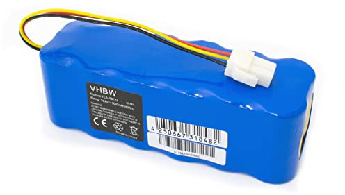 vhbw Akku Ersatzakku NiMH 3000mAh (14.4V) kompatibel mit Samsung Navibot der SR-Series - Ersatz für SR8850, SR8855, SR8877, SR8895, SR8849 Staubsauger Saugroboter