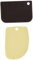 Zenker 15314 2er Set Profi Gebäck Hörner Gebäck Hörner Backzubehör Bäckerhorn Kunststoff gelb braun 12 x 8 cm