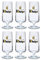 Bitburger Bierglas Biergläser Pokal Glas Gläser Set - 6x Bierpokale 0,4l geeicht