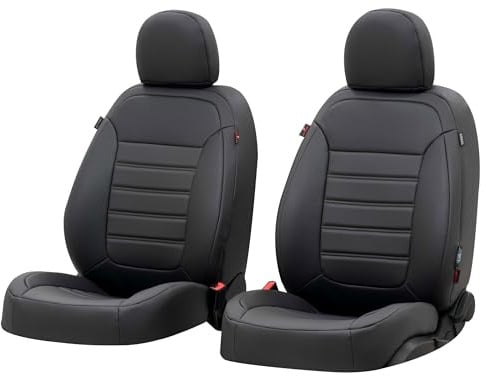 Walser Passform-Sitzbezug Robusto, Schonbezug für Renault Clio III BR0/1, CR0/1 01/2005-12/2014, 2 Einzelsitzbezüge Normalsitze