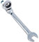 AB Tools 11/16” AF SAE Imperial Flexible Flexi Head Ratchet Spanner Combination Wrench