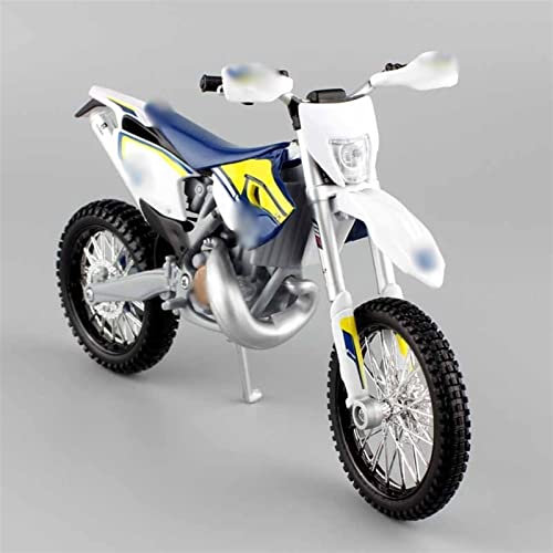 HZGLY Maßstab 1:12 Motorrad Dirt Bike Motocross Moto Enduro Diecast & Fahrzeuge Offroad-Rennen Modell Spielzeug Für Husqvarna TE TE125 2016