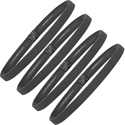 Sibba Elastic Sports Headbands 4 Packs Athletic Exercise Sport Football Non-Slip Silicone Grip Thin Headband Mini Sweatband Headwear for Yoga Outdoor Accessories 40 x 1 x 0.2 cm
