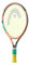 HEAD Coco 17 Tennisschläger, Rosa, Griffstärke 05, 2-3 Jahre