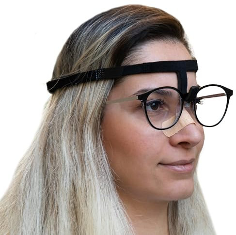 pucka Anpassbarer Brillenhalter reduziert den Druck der Nasen, für Rhinoplastie, Septoplastie und gebrochene Nasen-Erholungsunterstützung