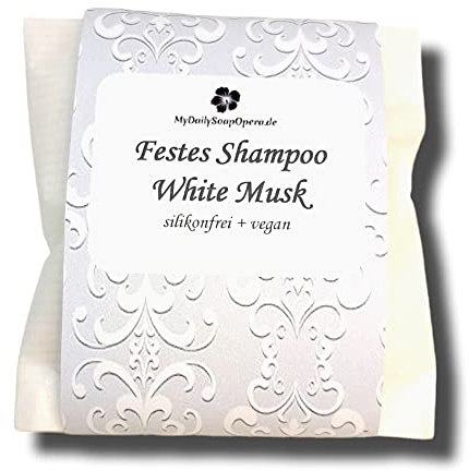 MyDailySoapOpera.de - Festes Shampoo vegan und silikonfrei (White Musk)