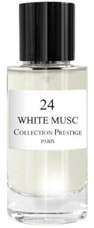 N°24 White Musc Collection Prestige Parfums | Eau de Parfum Privée Senteur Musk Blanc tahara Haut de Gamme | Made in France
