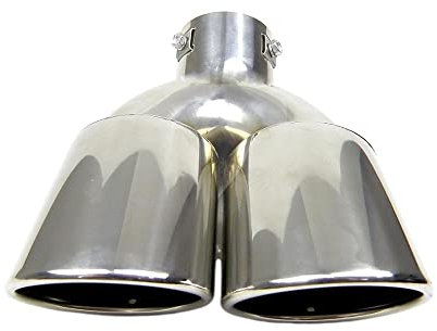 Auto Auspuff Endrohr Edelstahl Oval Dual Twin Auspuffendrohr Endrohrspitze Für BMW E30 E32 E34 E36 E46
