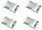 4 Pieces 4S 12V 100A LiFePo4 Battery Protection Circuit Lithium Iron Phosphate with Balanced Charge