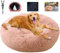 KZhanmy Haustierbett flauschig,Gemütliches Waschbar Haustierbett Hundekissen Sofortige Entspannung, Leicht zu Entfernen, Hundesofa Weiches Reduziert Angst, Farbe Optional-Pink||XS-40cm/16in