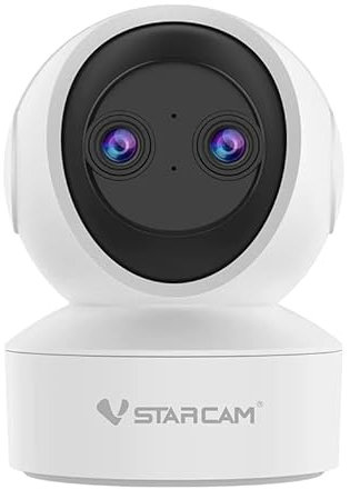VSTARCAM CS49D Dual-Lens Viewing Full HD 3MP 1080p 360 ° PTZ Indoor Camera CCTV Security Auto Tracking IP Surveillance Pa/Tilt Two-Way Voice Night Vision AI Real-Time Humanoid Detection