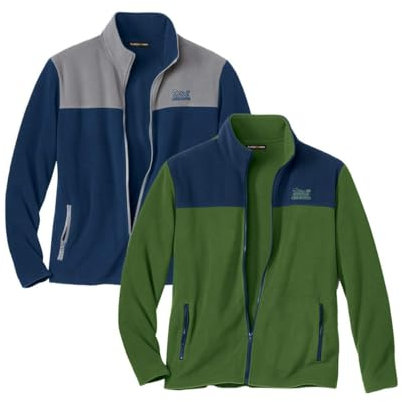 ATLAS FOR MEN - Set di 2 Giacche con Zip in Pile - XXL