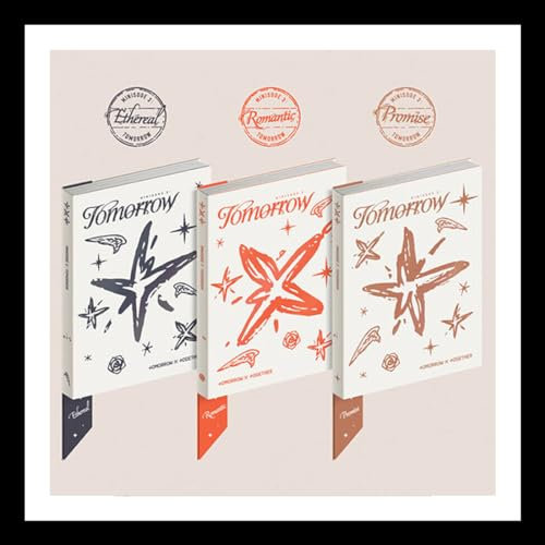 TXT MINISODE 3 : TOMORROW 6th Mini Album (ETHEREAL + ROMANTIC + PROMISE - 3 Ver Set. +Store Gift Photo Card) K-POP SEALED