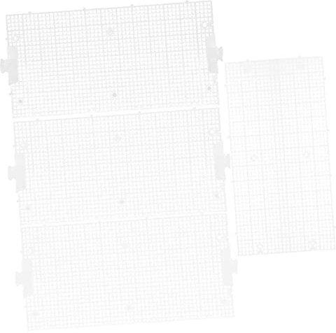 YARNOW 4 Stück Aquarium Trennwand Aquarium Trennwand Aquarium Platte Kunststoffgitter Aquarium Bodengitter Aquarium Gitter Aquarium Tankboden Aquarium Gitter Aquarium Netz
