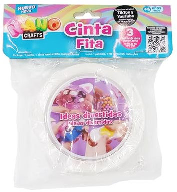 Bizak Nano Crafts 64454956 Ersatzband in verschiedenen Farben zum Füllen oder Nachfüllen Ihrer Nano-Kraft-Kits