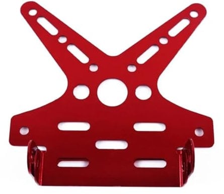 Motorcycle Rear License Plate Frame Motorbike Bracket Rack Scooter Adjusted Number Plate Holder License Plate Frame