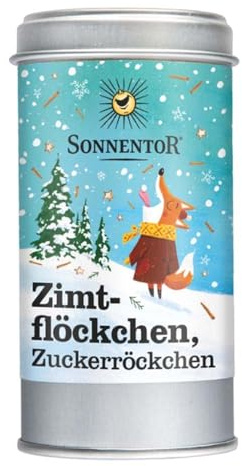 Sonnentor Zimtflöckchen, Zuckerröckchen, Streudose, 70g (4)