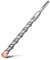 HSAWBIT 18mm x 260mm LONG SDS MASONRY DRILL BIT, TUNGSTEN CARBIDE TIP SDS PLUS SHANK, FOR WALL STONE CONCRETE BRICK