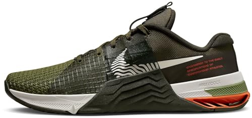 NIKE Metcon 8 Men's Trainers DO9328 (Cargo Khaki/Light Bone/Sequoia 301) UK 10.5 (EU 45.5)