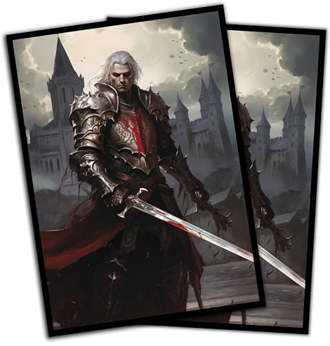 Vampire Knight Game Card Sleeves 102 Pack – Perfect for MTG Vampire Commander Decks Like Edgar Markov - Premium Art Magic The Gathering Card Sleeves