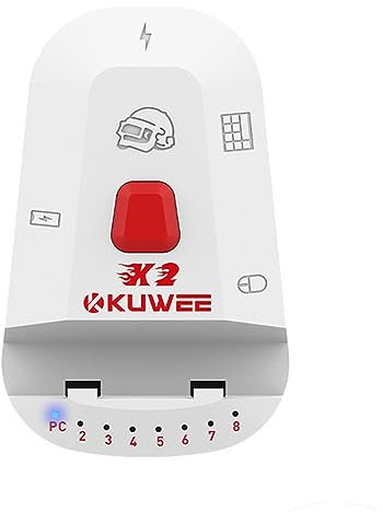 Sctecoau Keyboard Mouse Converter Plastic Keyboard Mouse Converter X2 Bluetooth USB 5.1 Converter Wired Keyboard&Mouse to Wireless Hub Adapter Support 8 Devices for Tablet,Laptop,Mobile