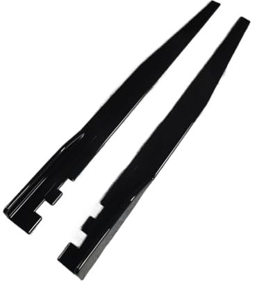 Kompatibel für AUDI A3 S3 8P Seitenschweller Verlängerungsschweller Lip Splitter A3 S3 FSI TFSI TDI 2/4 Türer 2003-2013 Bodykits Tuning(Gloss Black Unpaint)