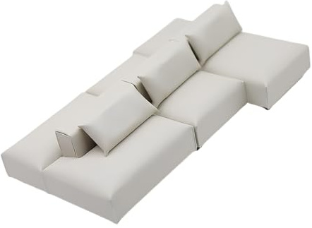 hogtnd Puppenhaus Maßstab 1: 20, Wohnzimmer Dekoration, Sofa Set, waschbarer Stoff, Miniaturmöbel für kreatives Spielen