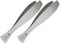 May Pinzas para pescado – 2 x Deshuesador de pescado – Acero inoxidable – 14,5 cm – Plata