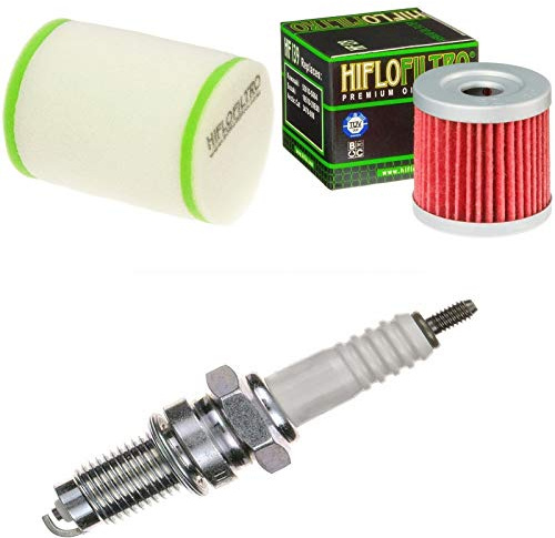 Luftfilter Ölfilter Zündkerze für LT-Z 400 Quadsport Baujahr 2003-2016 Servicekit Wartungskit